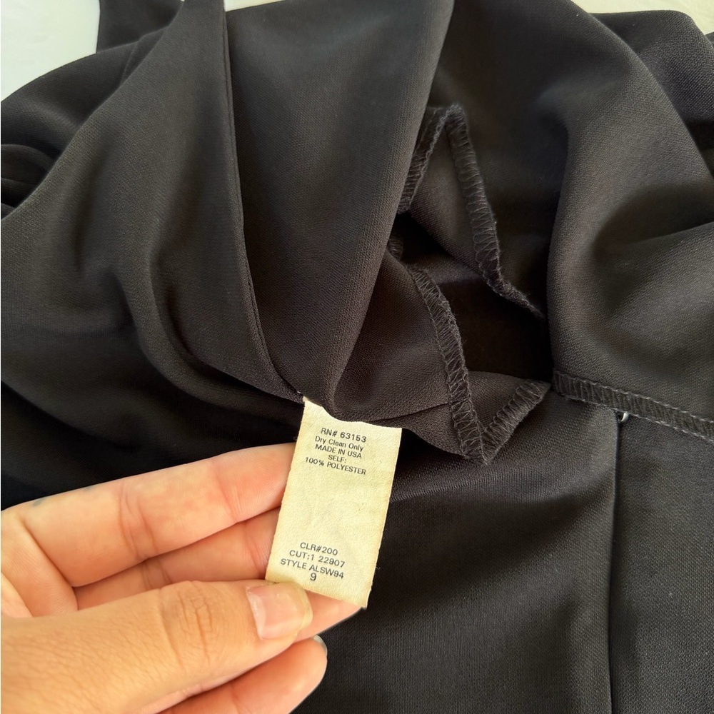 y2k Rampage sequence long black dress size 9 - Picture 6 of 7